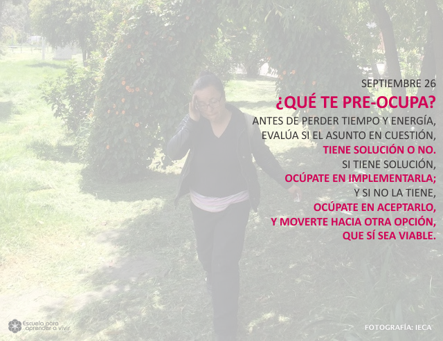 ¿Qué te pre-ocupa?